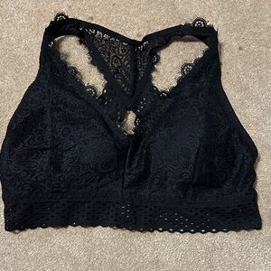 Maurices Black Lace Bralette